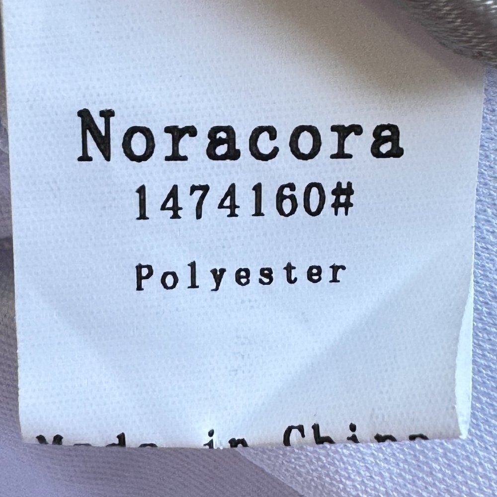 Noracora One Piece NEW WITH TAGS V-Neck Bird Print White has Royal Blue Trim XXL - Picture 10 of 14